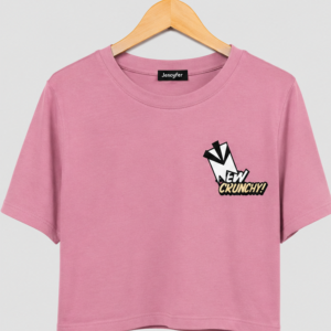 Pink Cartoon Graphic Oversized T-Shirt