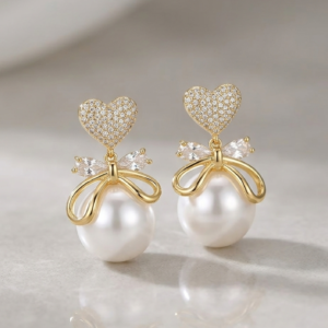 Heart Pearl Drop