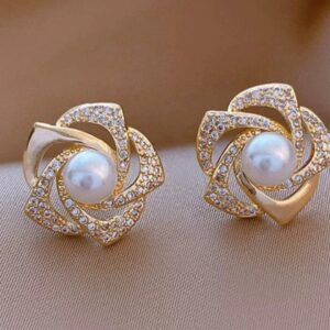 Floral Pearl Earrings