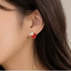 Heart Stud Earrings